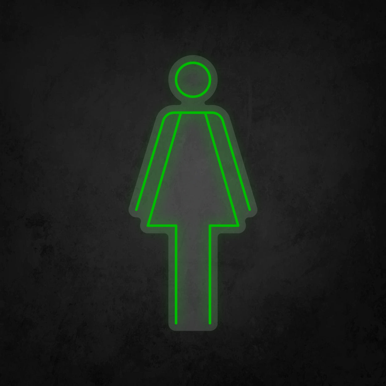 LED Neon Sign - Women's Restroom - Large