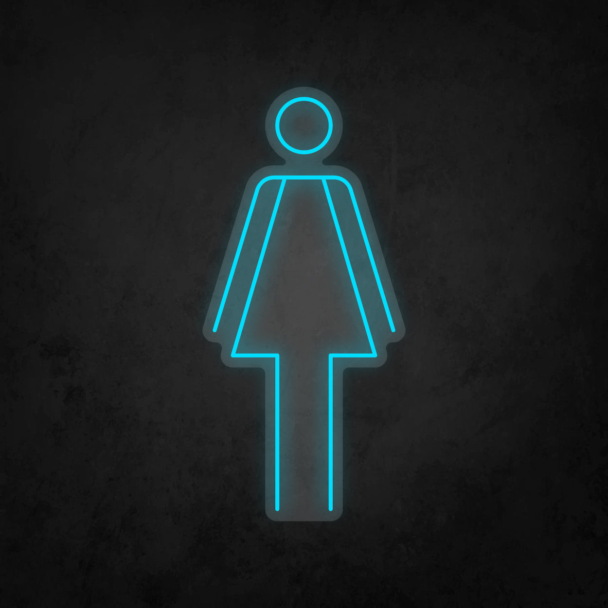 LED Neon Sign - Women's Restroom - Large