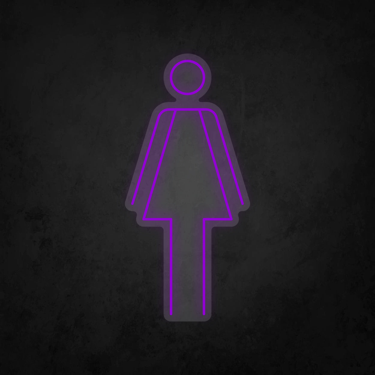LED Neon Sign - Women's Restroom - Large