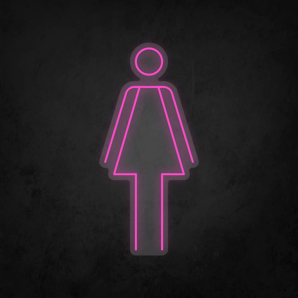 LED Neon Sign - Women's Restroom - Large