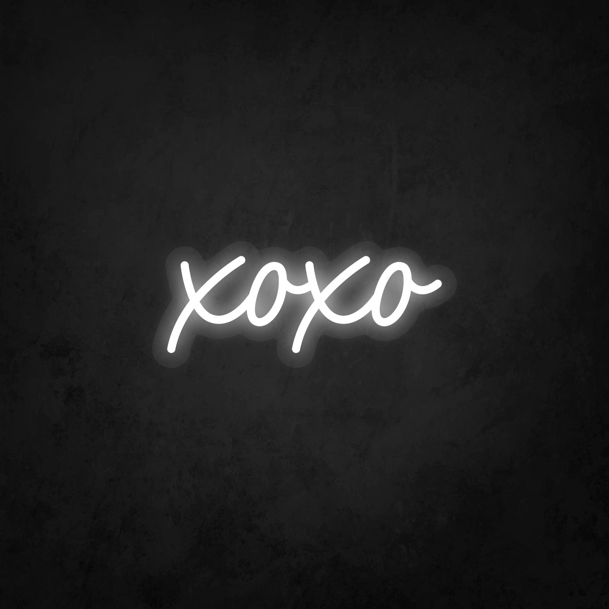 LED Neon Sign - xoxo - Hugs and Kisses - Lowercase