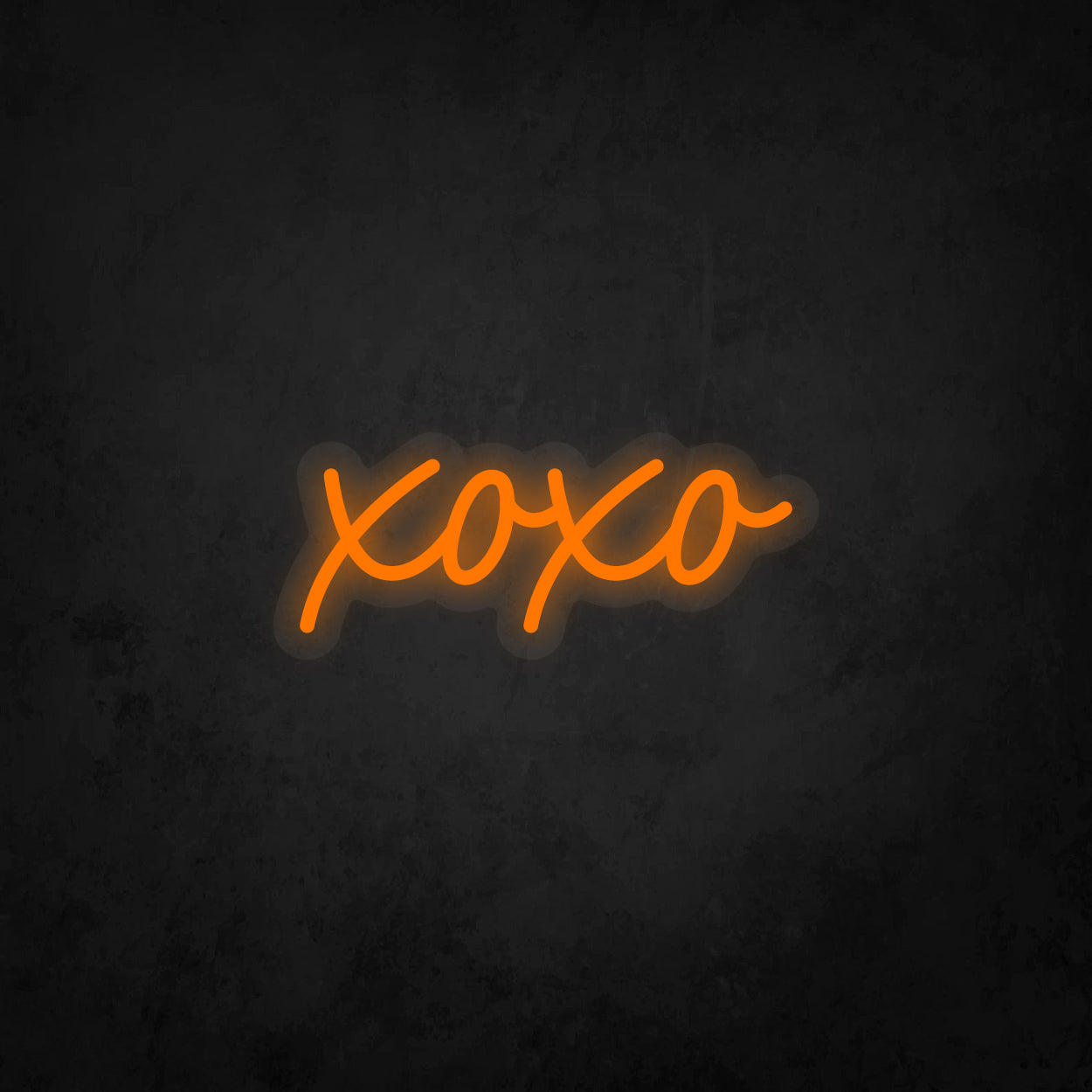 LED Neon Sign - xoxo - Hugs and Kisses - Lowercase