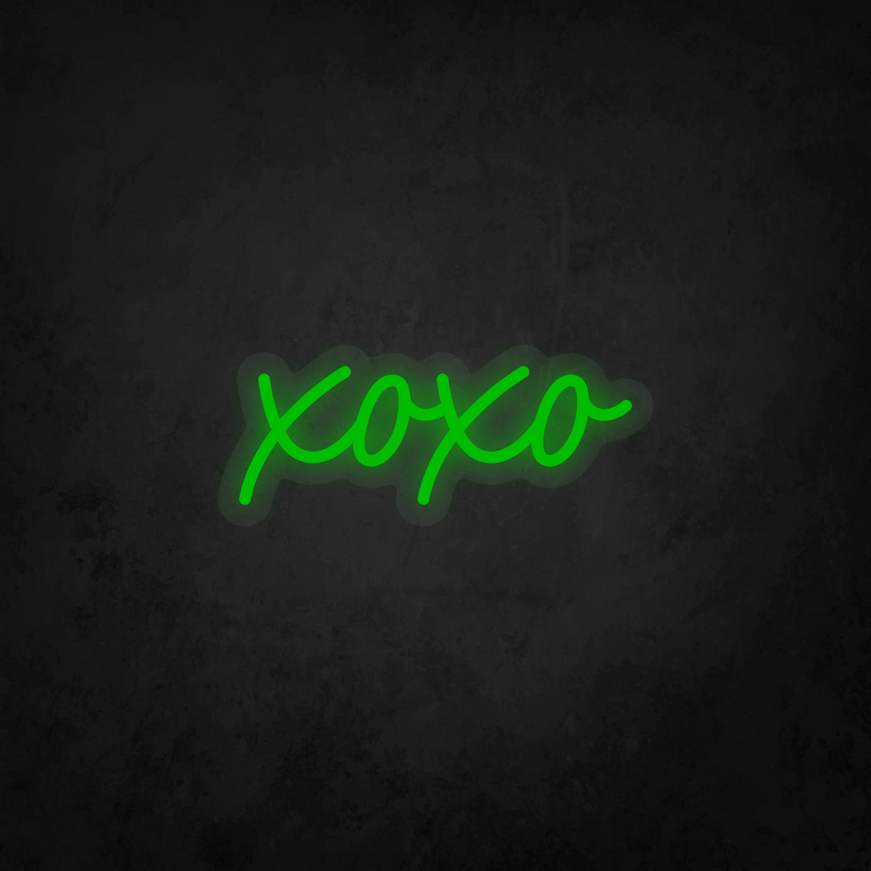 LED Neon Sign - xoxo - Hugs and Kisses - Lowercase