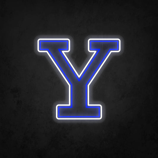 LED Neon Sign - Yale University simply logo