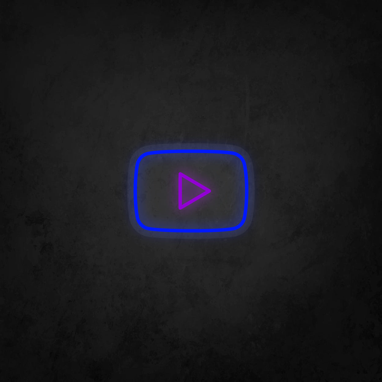 LED Neon Sign - Youtube Play Button Logo