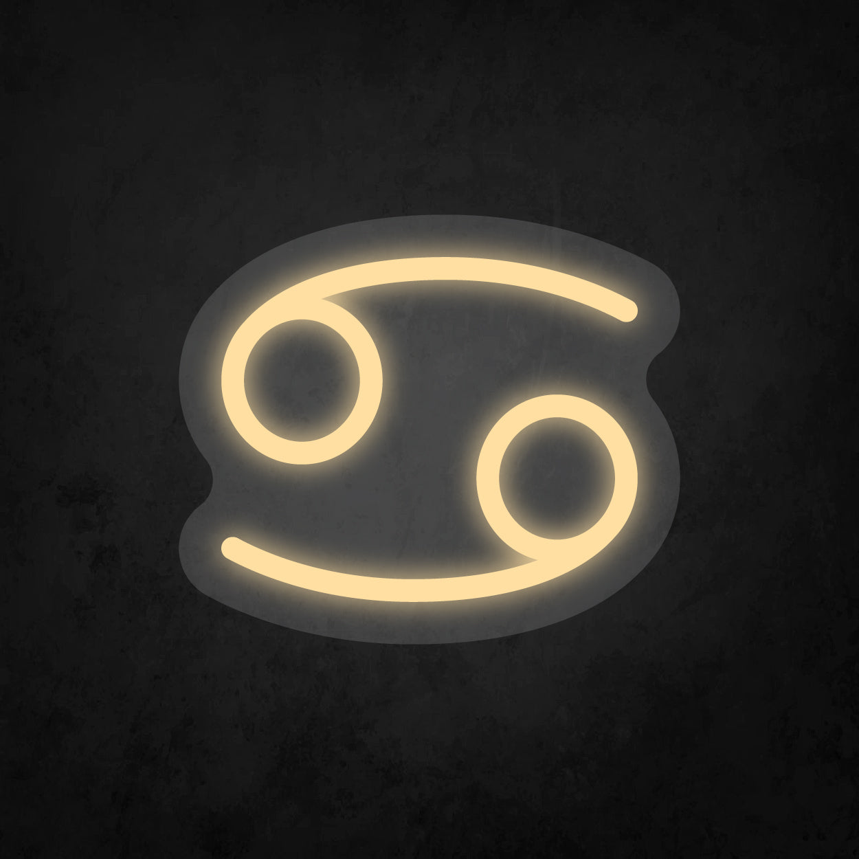 LED Neon Sign - Zodiac Sign - Cancer - Small