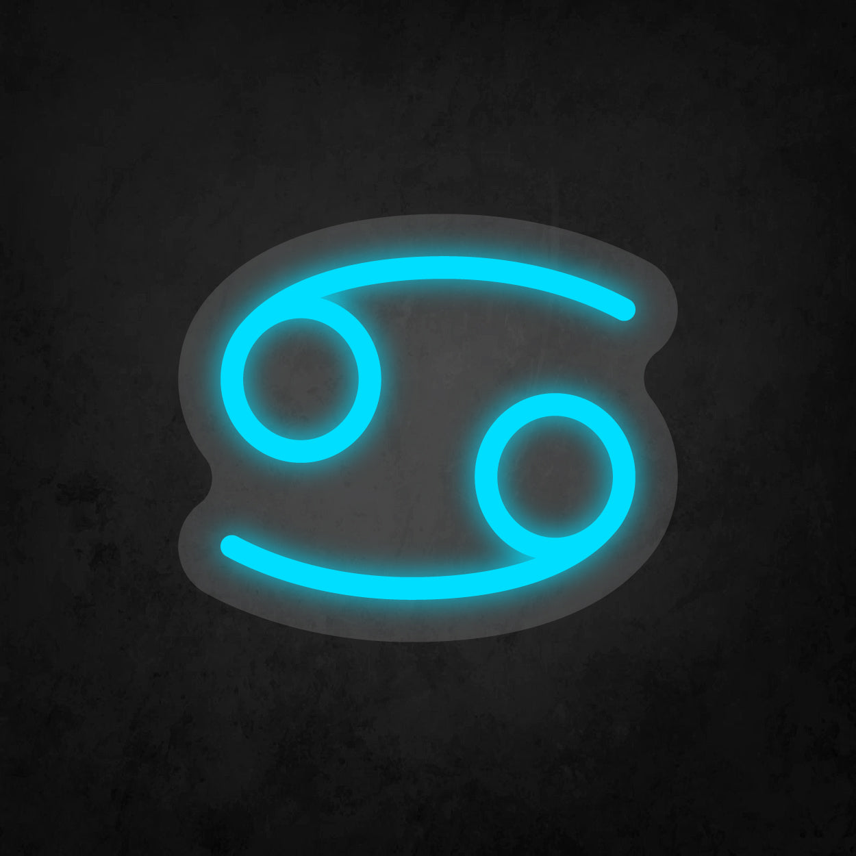 LED Neon Sign - Zodiac Sign - Cancer - Small