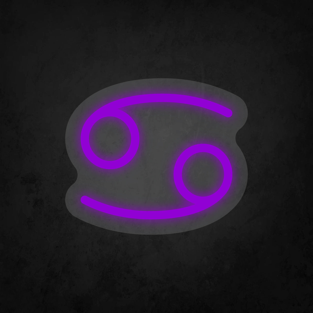 LED Neon Sign - Zodiac Sign - Cancer - Small