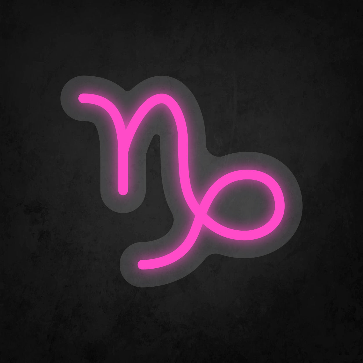 LED Neon Sign - Zodiac Sign - Capricorn - Small