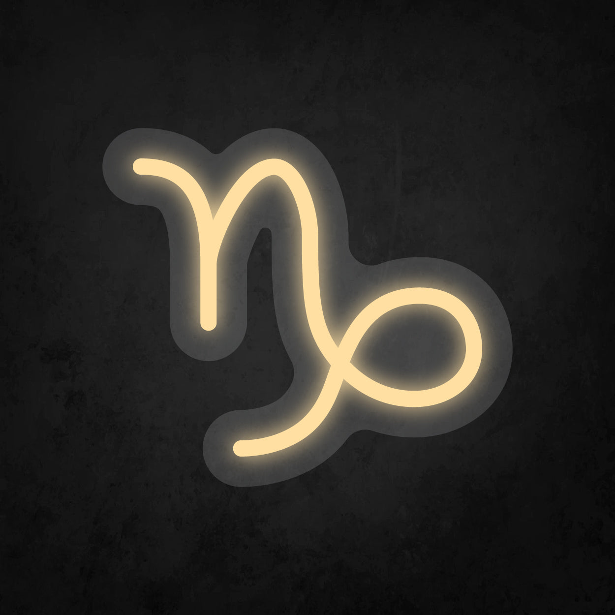 LED Neon Sign - Zodiac Sign - Capricorn - Small