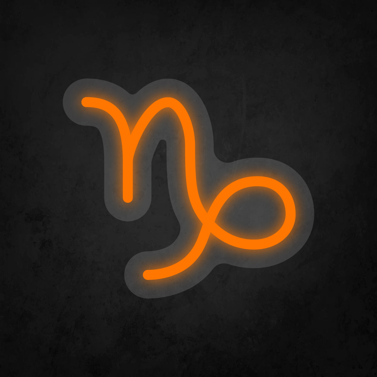 LED Neon Sign - Zodiac Sign - Capricorn - Small