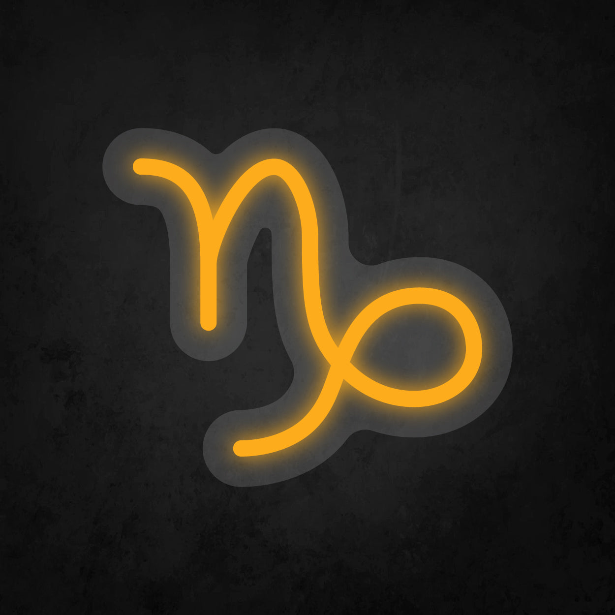 LED Neon Sign - Zodiac Sign - Capricorn - Small