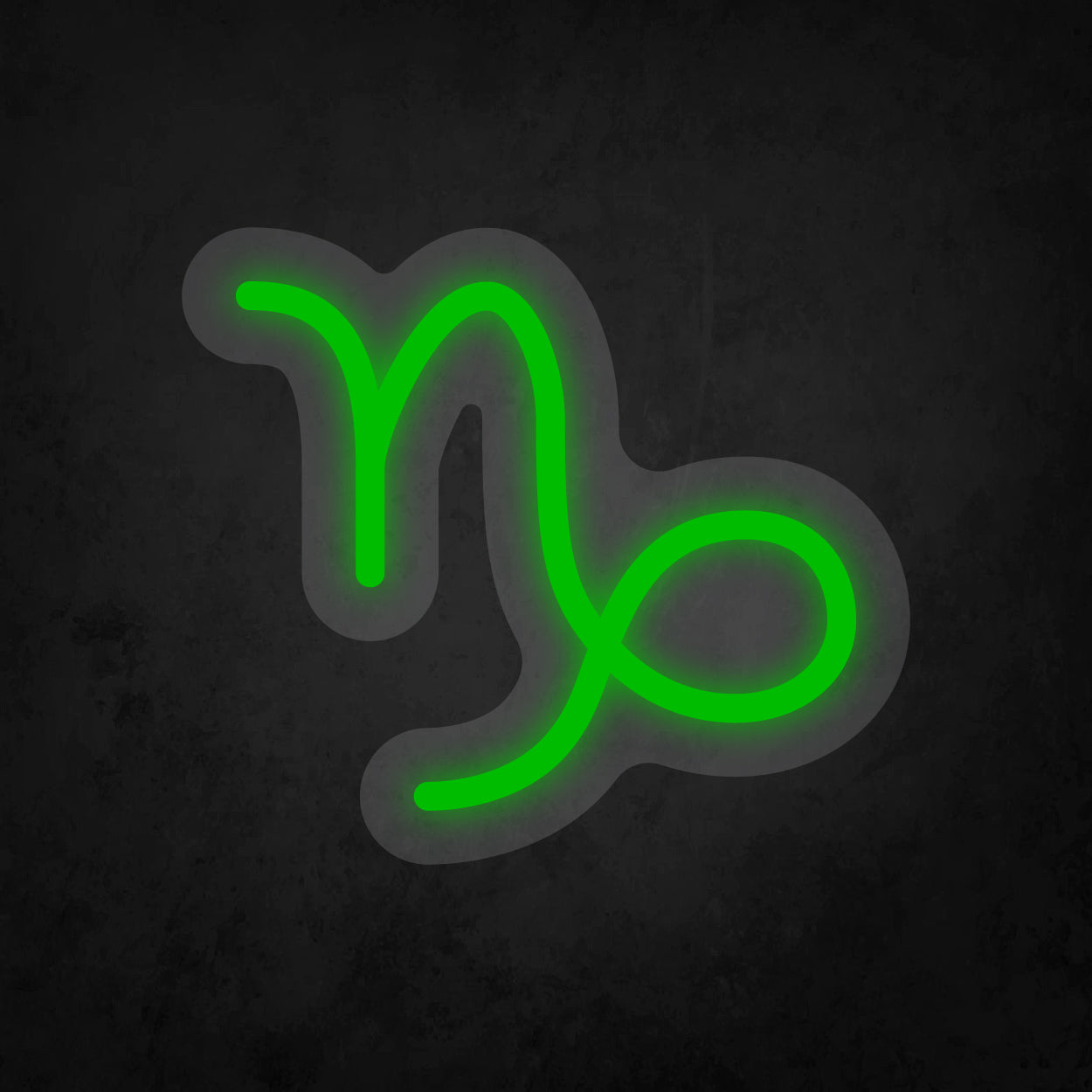 LED Neon Sign - Zodiac Sign - Capricorn - Small