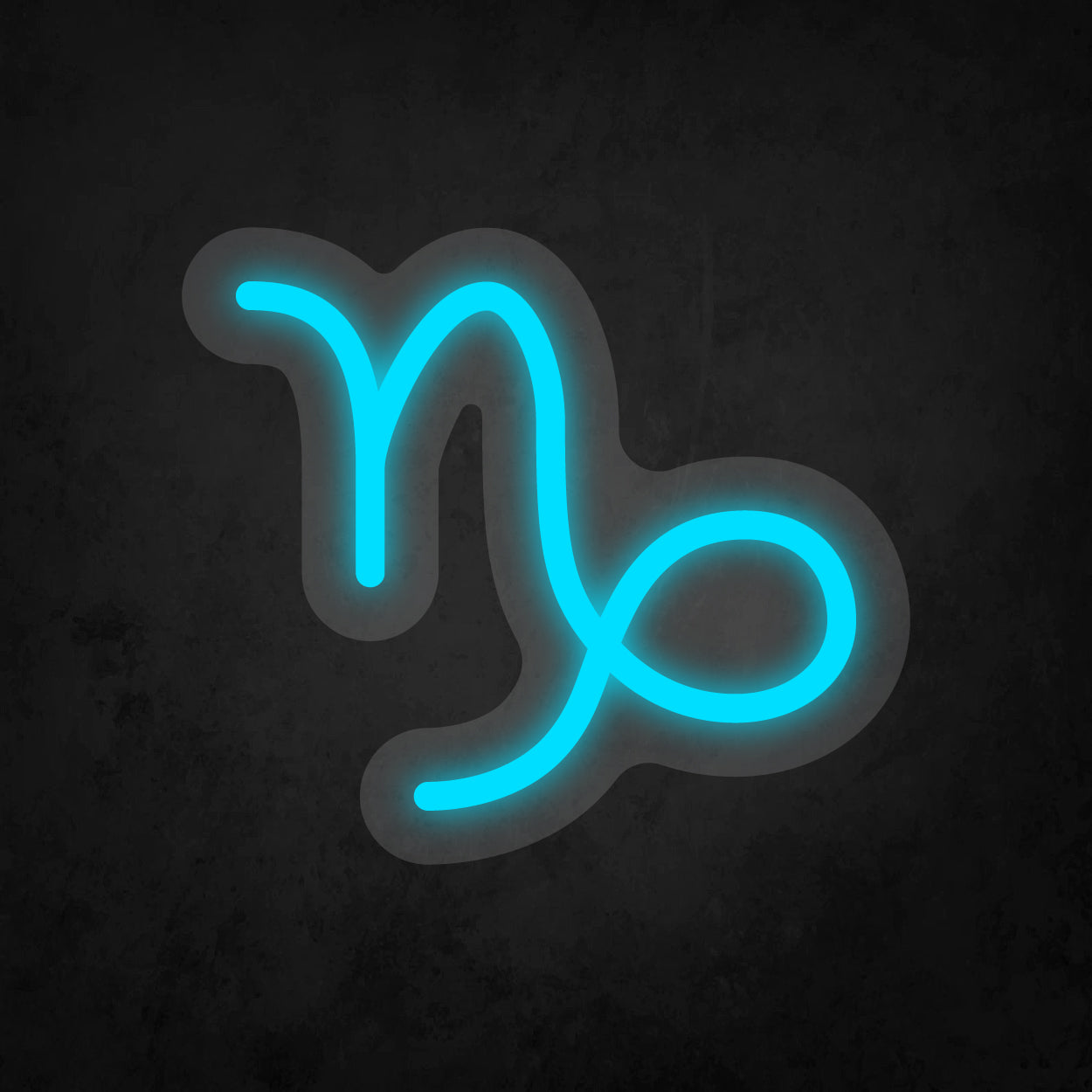 LED Neon Sign - Zodiac Sign - Capricorn - Small