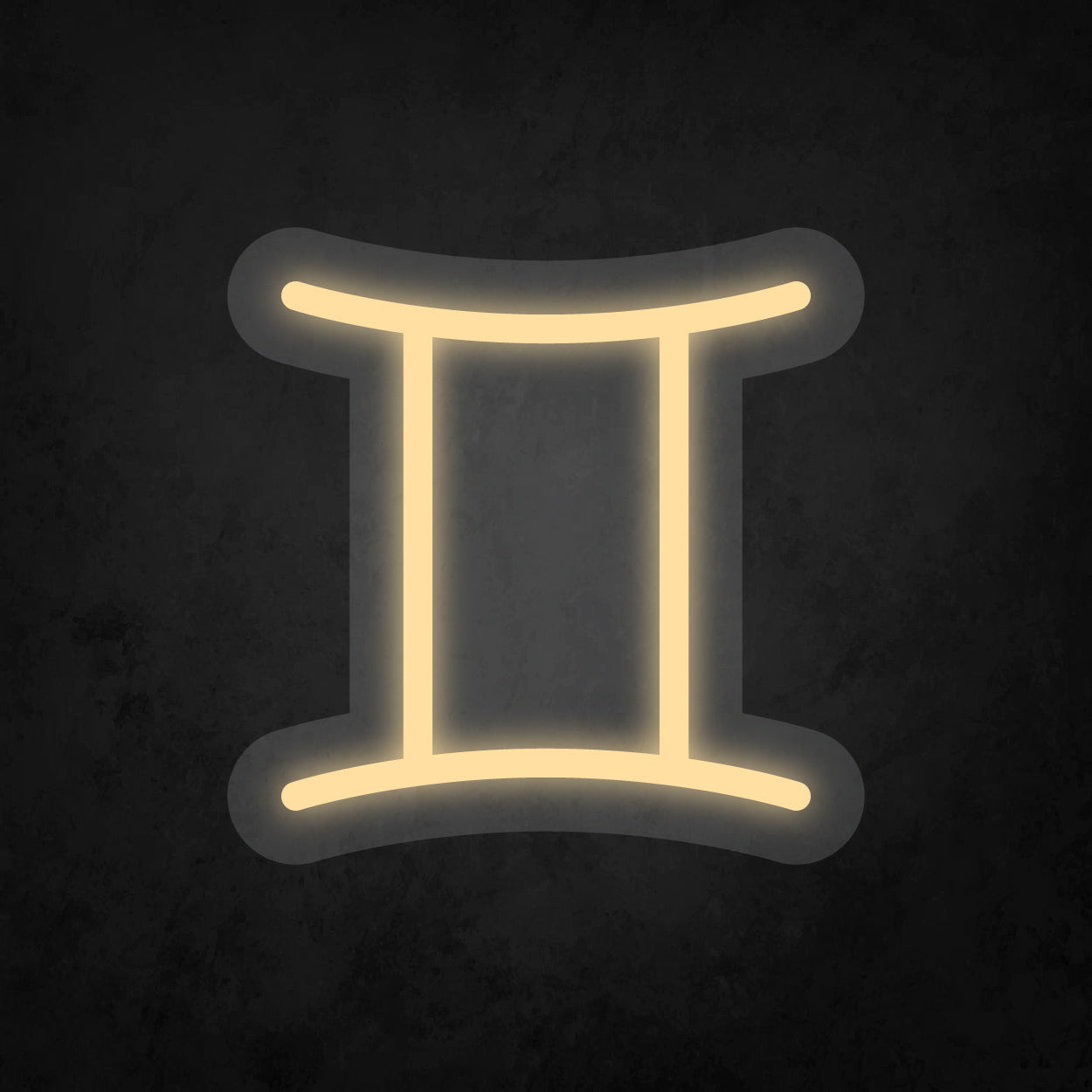 LED Neon Sign - Zodiac Sign - Gemini - Small