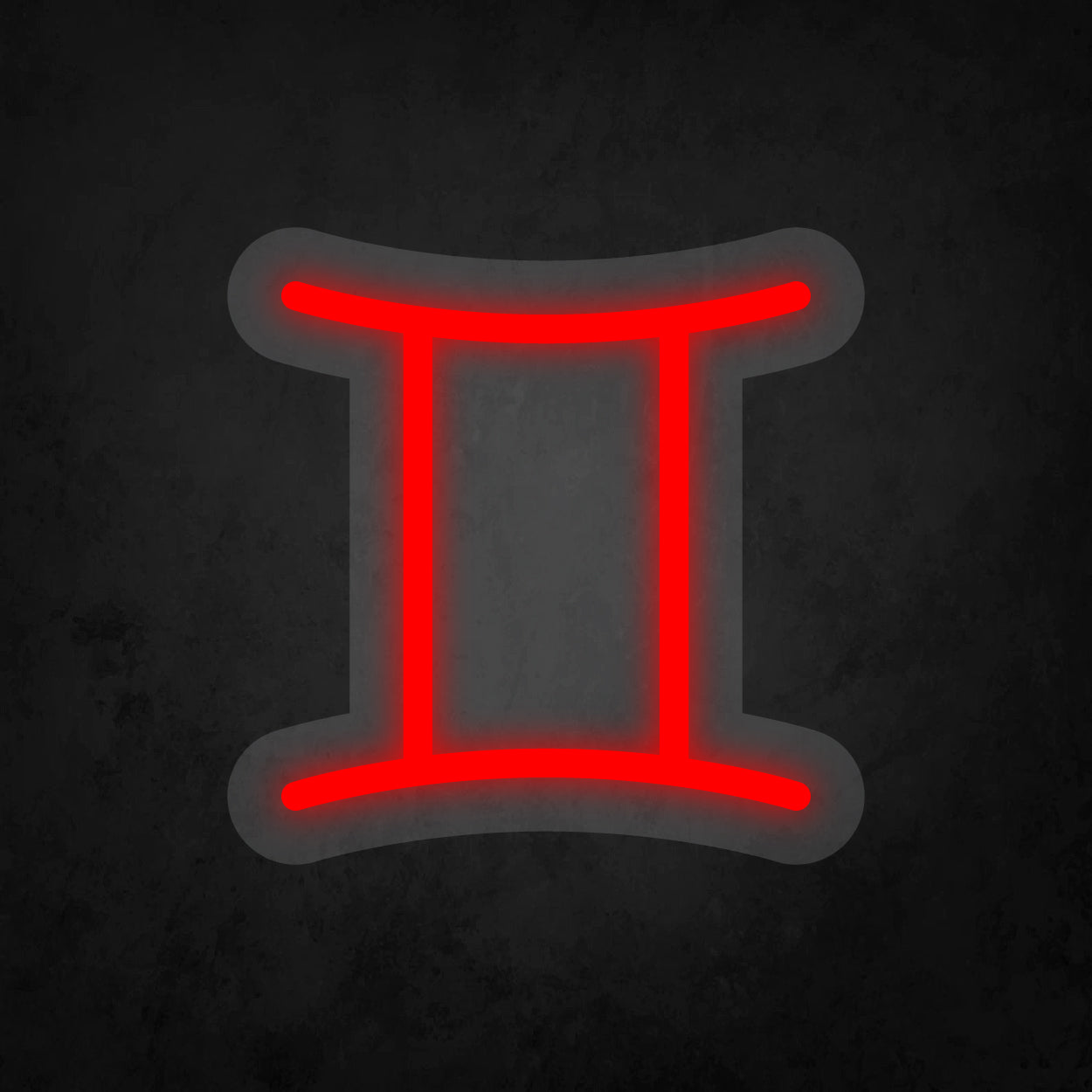 LED Neon Sign - Zodiac Sign - Gemini - Small