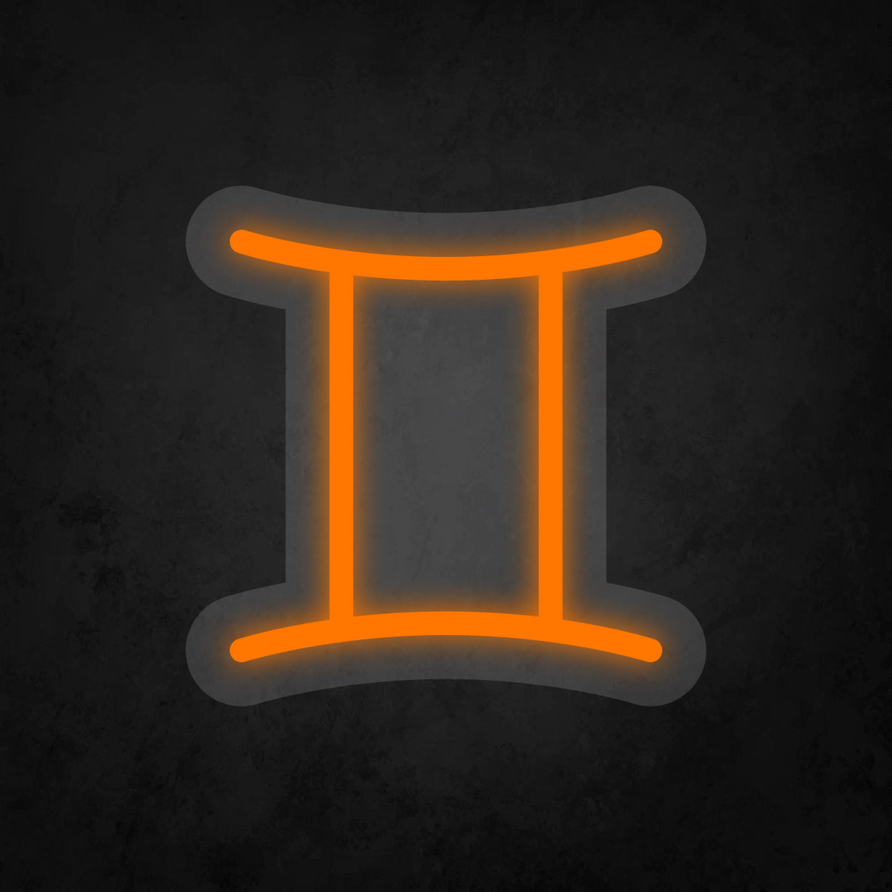 LED Neon Sign - Zodiac Sign - Gemini - Small