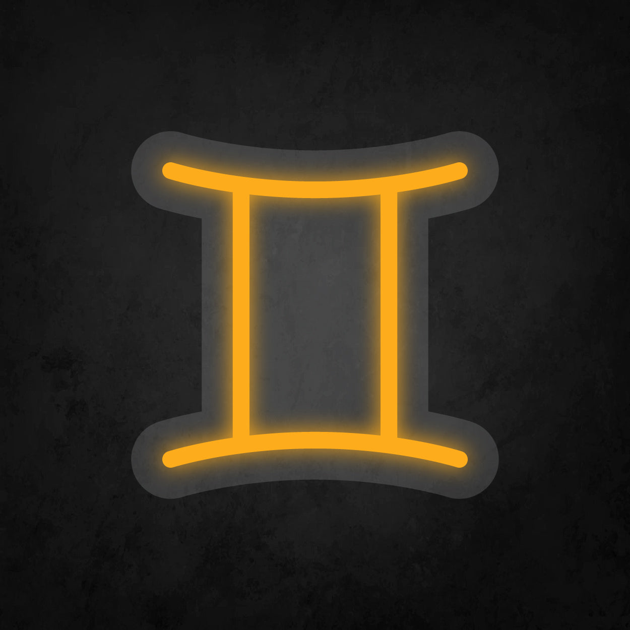 LED Neon Sign - Zodiac Sign - Gemini - Small