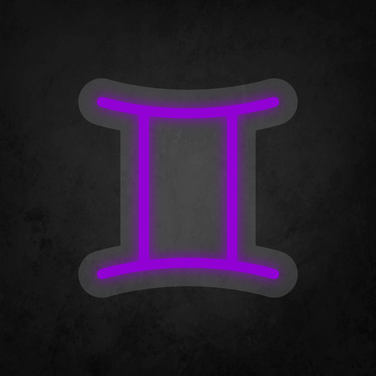 LED Neon Sign - Zodiac Sign - Gemini - Small