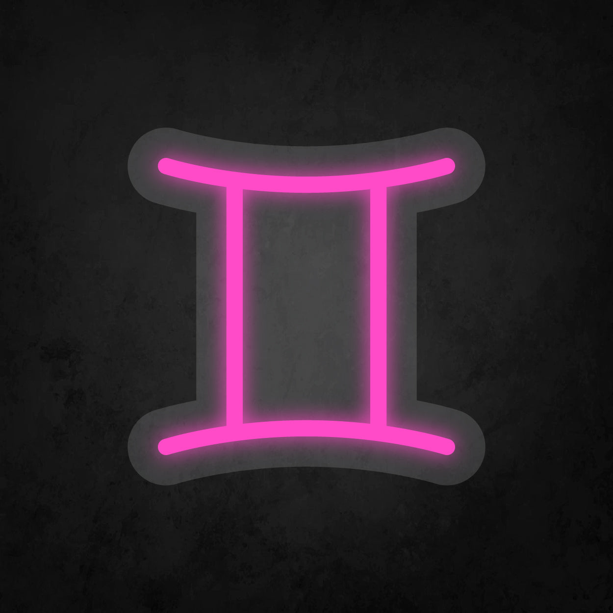 LED Neon Sign - Zodiac Sign - Gemini - Small