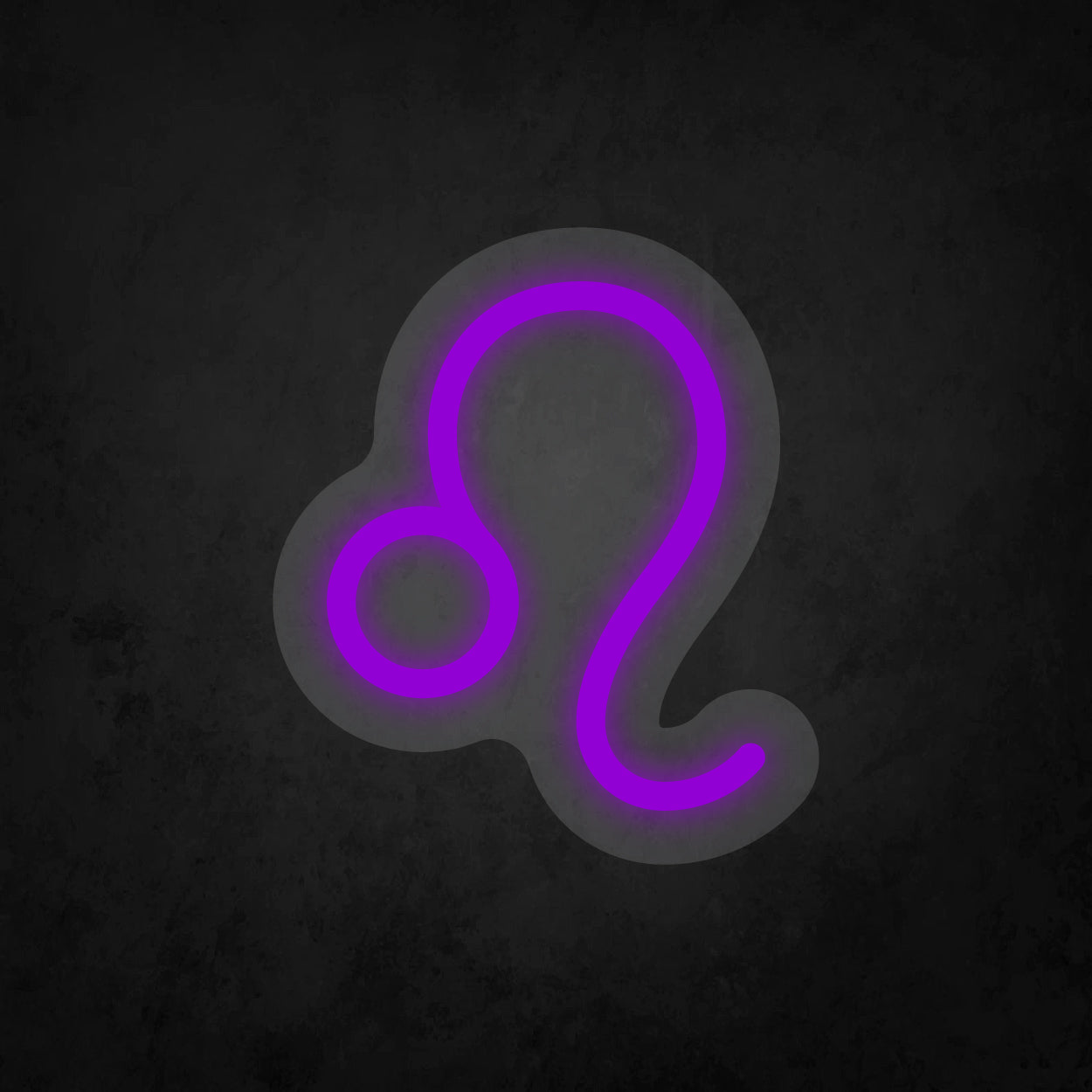 LED Neon Sign - Zodiac Sign - Leo - Small