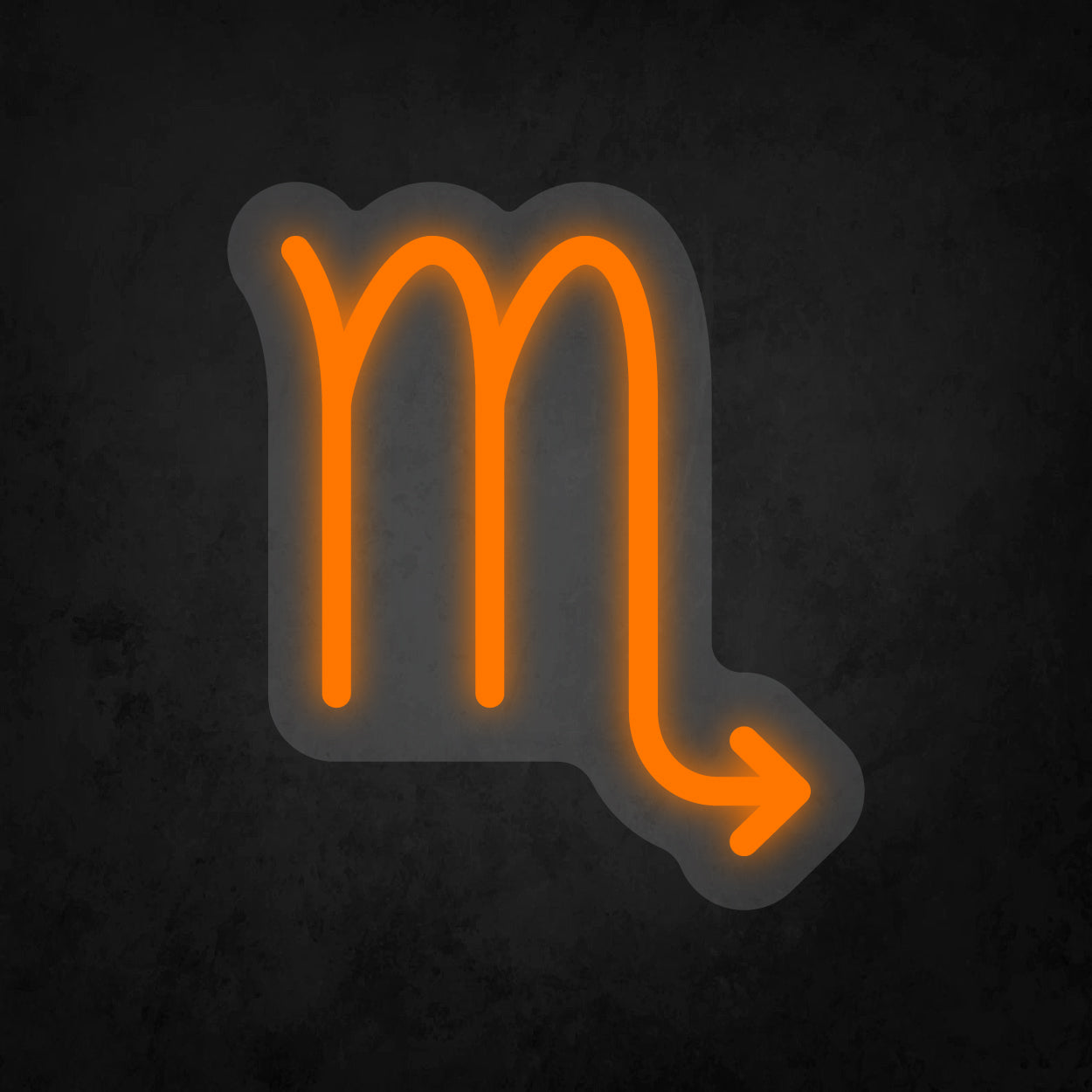 LED Neon Sign - Zodiac Sign - Scorpio - Small
