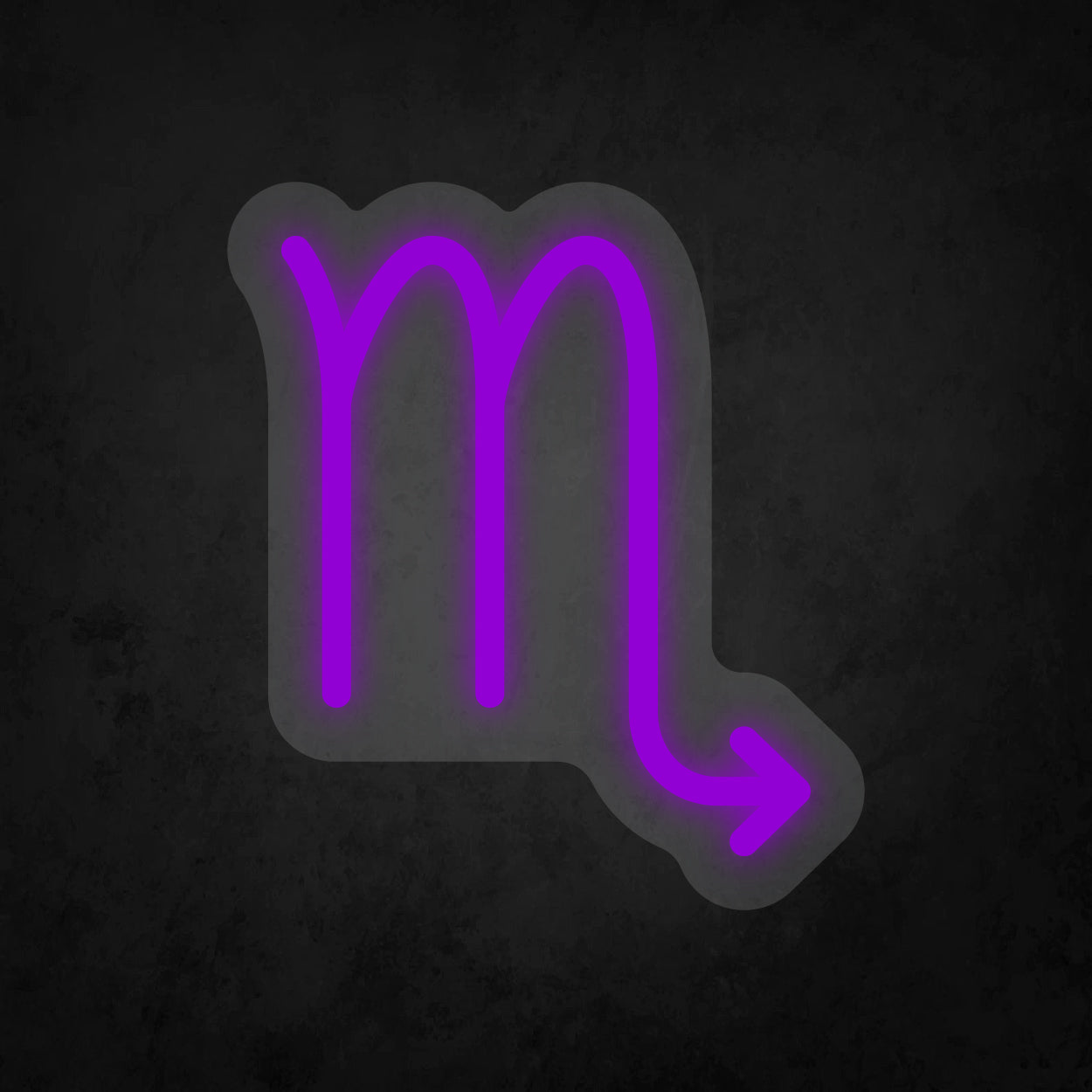 LED Neon Sign - Zodiac Sign - Scorpio - Small