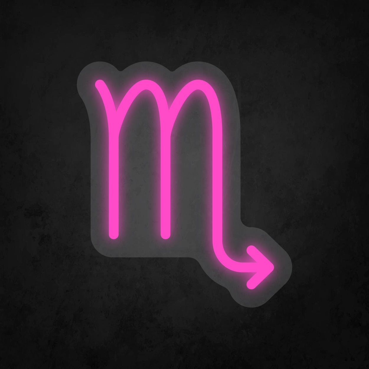 LED Neon Sign - Zodiac Sign - Scorpio - Small