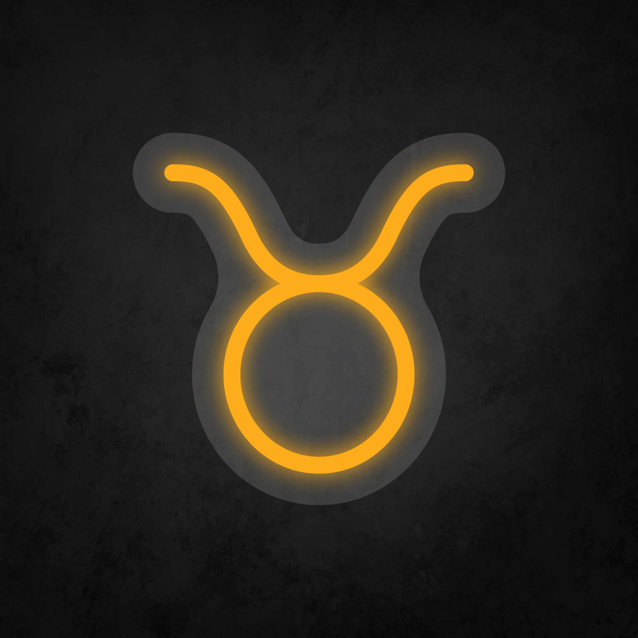 LED Neon Sign - Zodiac Sign - Taurus - Small