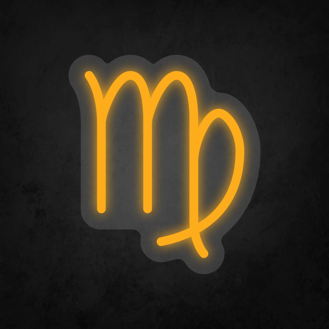 LED Neon Sign - Zodiac Sign - Virgo - Small