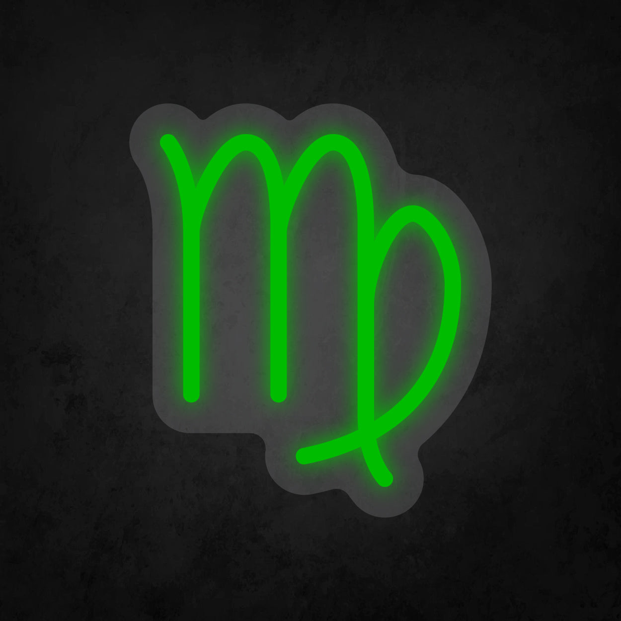 LED Neon Sign - Zodiac Sign - Virgo - Small