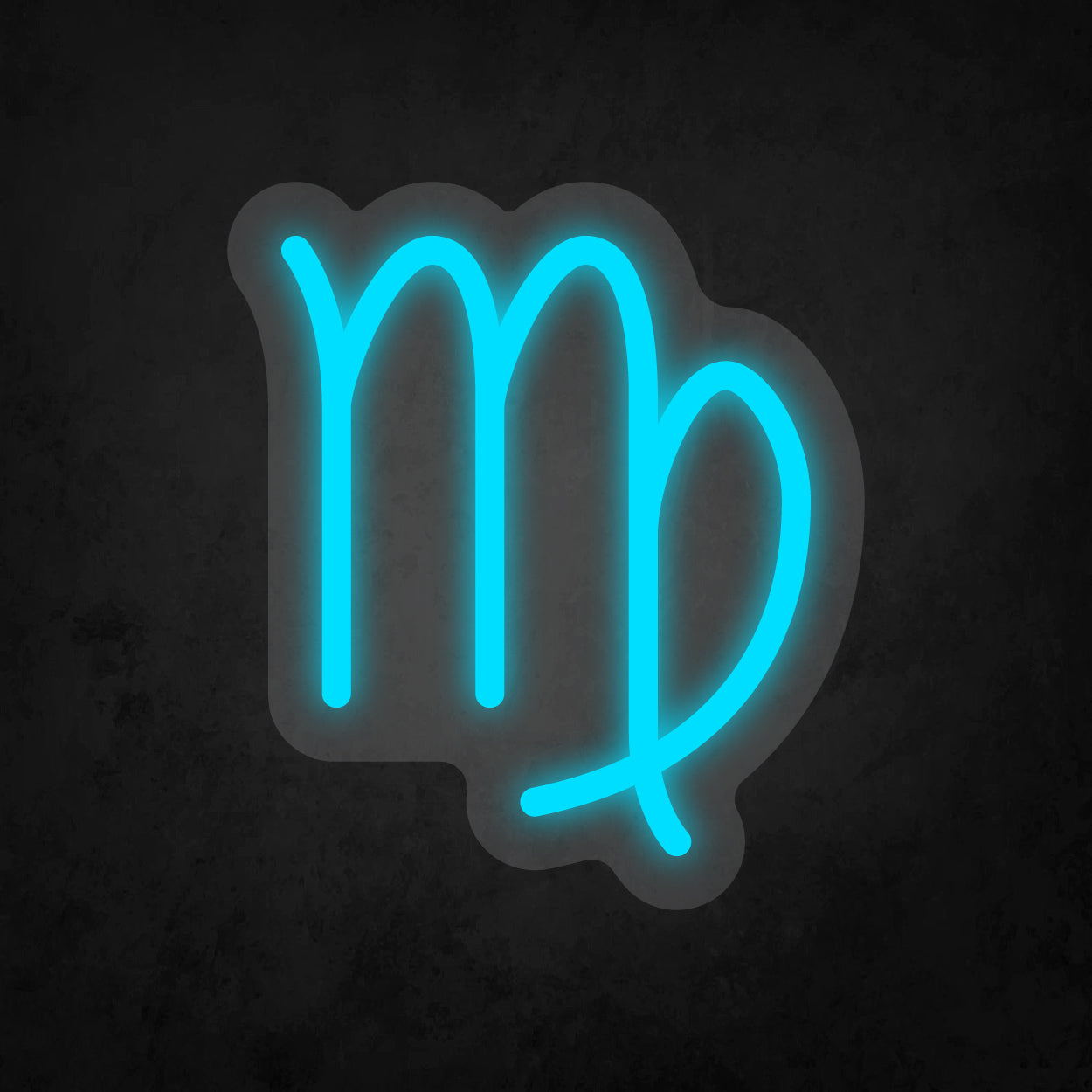 LED Neon Sign - Zodiac Sign - Virgo - Small
