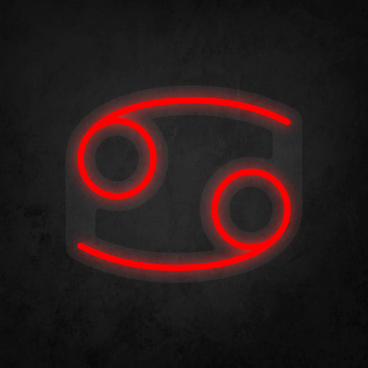LED Neon Sign - Zodiac Sign - Cancer
