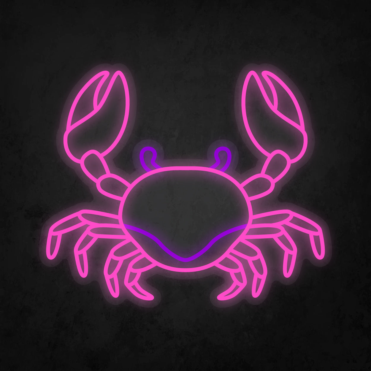LED Neon Sign - Crab