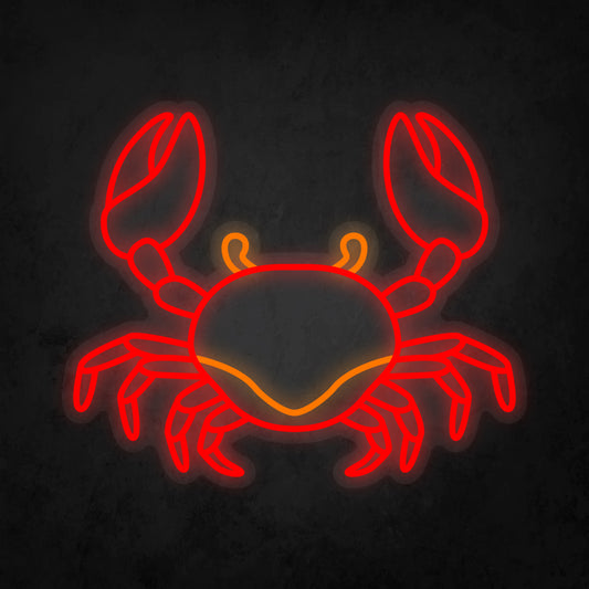 LED Neon Sign - Crab