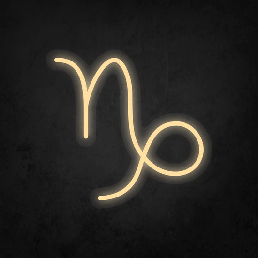 LED Neon Sign - Zodiac Sign - Capricorn