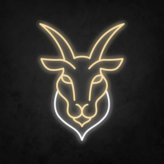 LED Neon Sign - Goat