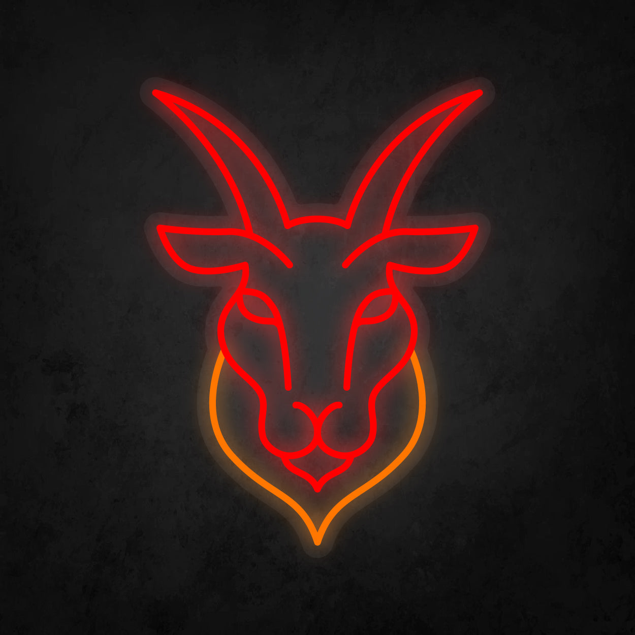 LED Neon Sign - Goat
