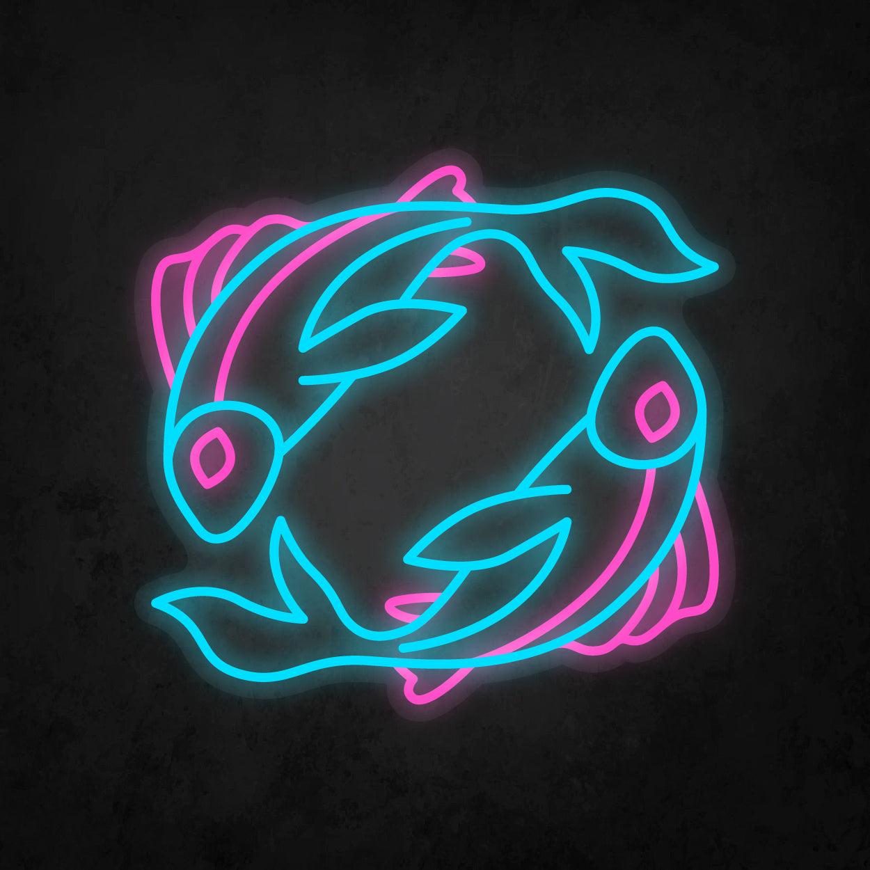 LED Neon Sign - Twin Fish
