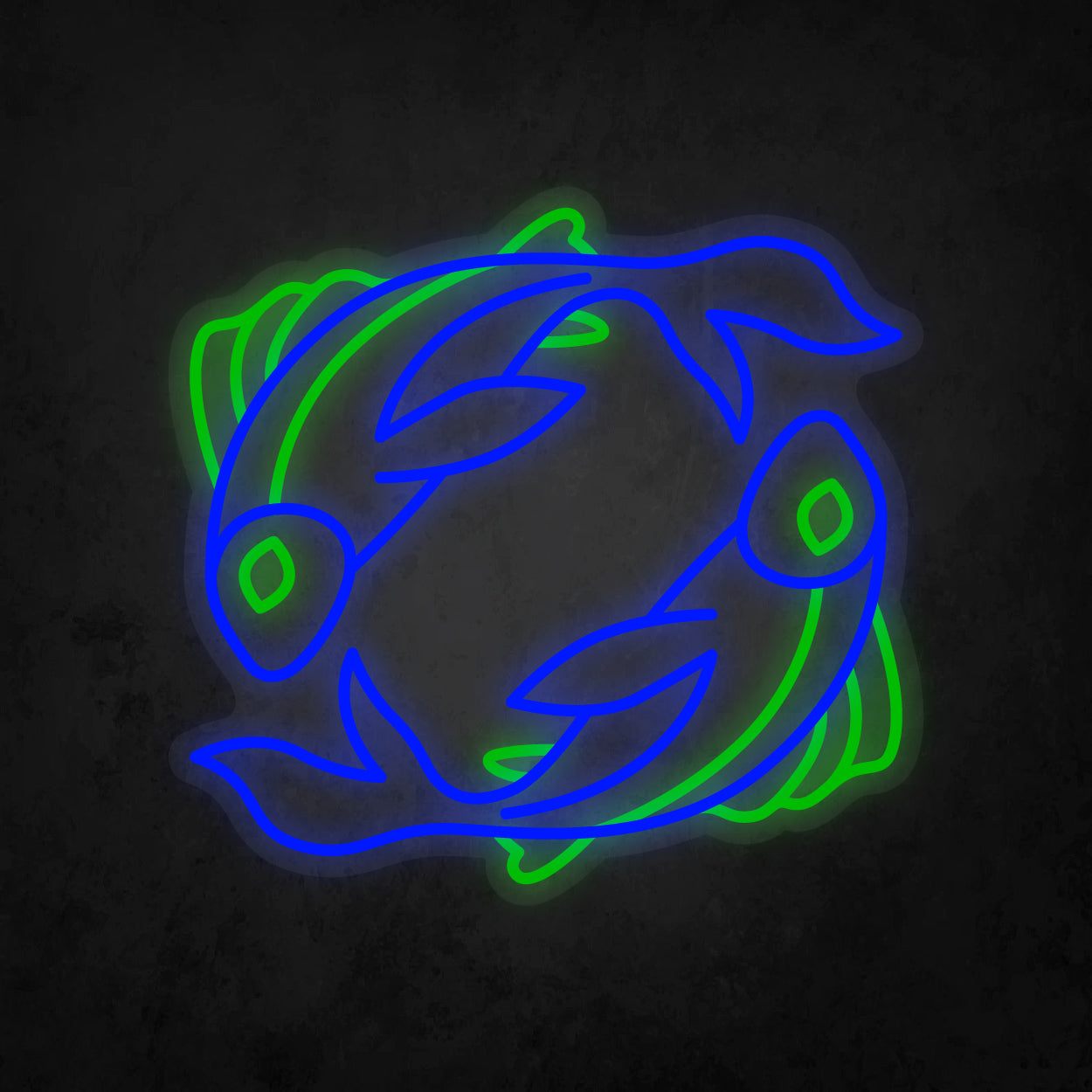 LED Neon Sign - Twin Fish