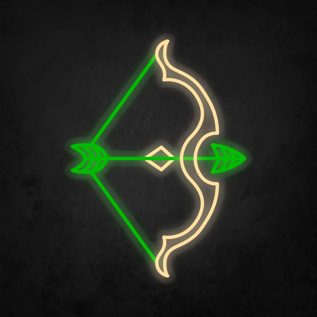 LED Neon Sign - Bow & Arrow