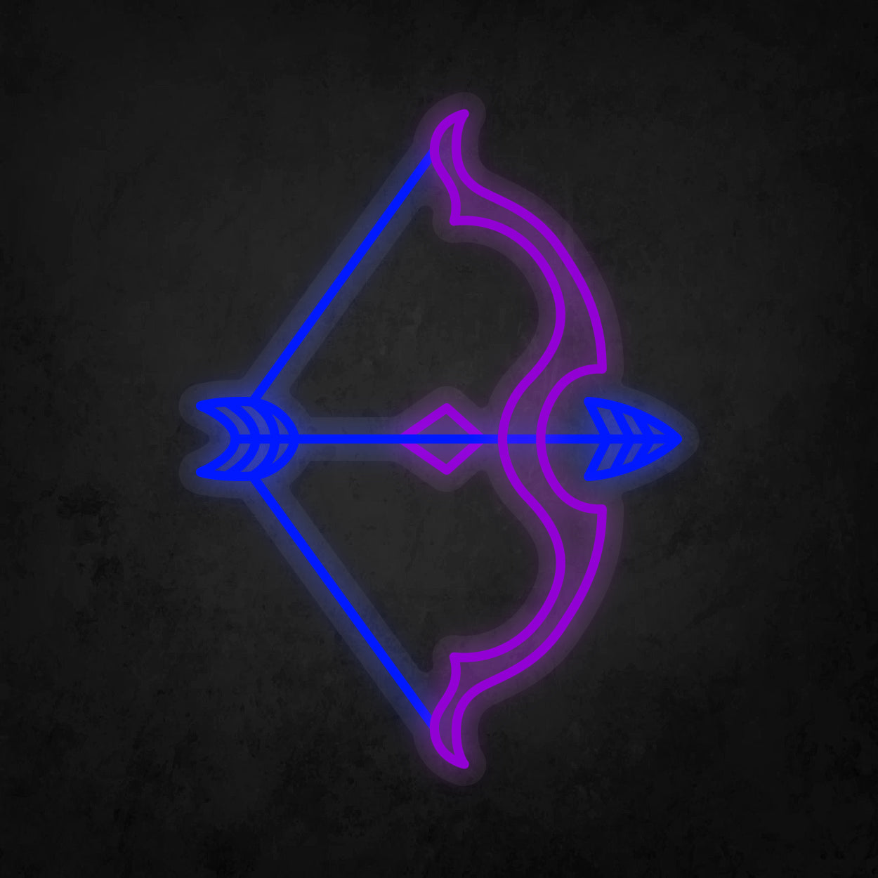 LED Neon Sign - Bow & Arrow