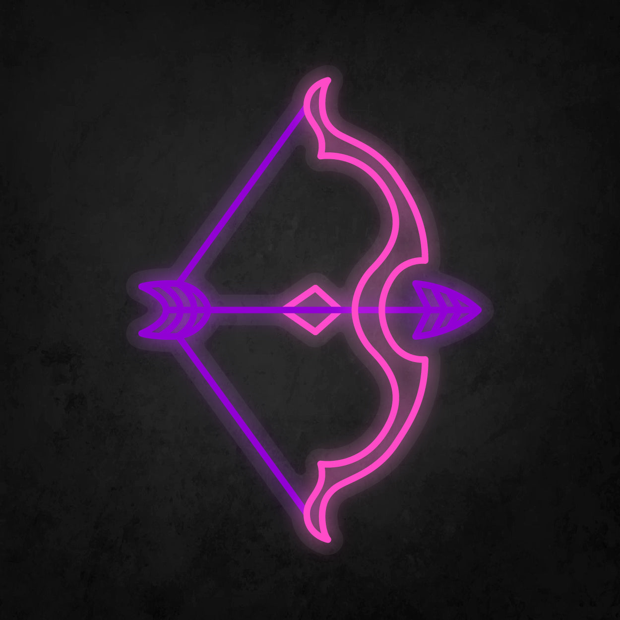 LED Neon Sign - Bow & Arrow