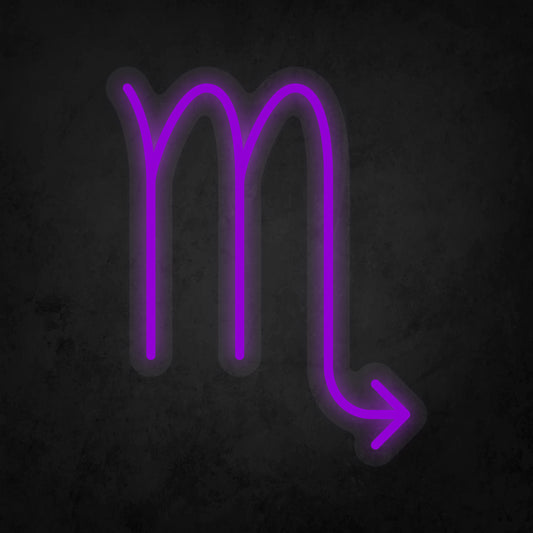 LED Neon Sign - Zodiac Sign - Scorpio
