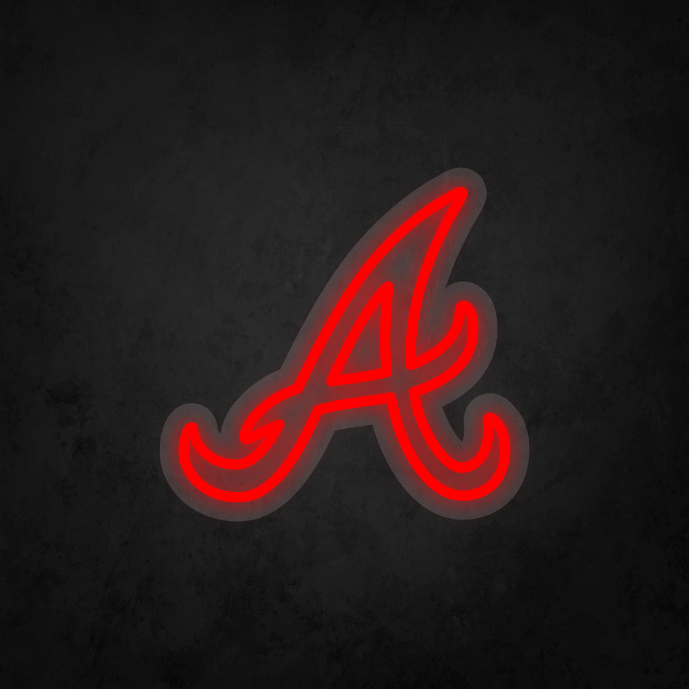 LED Neon Sign - Atlanta Braves - Small