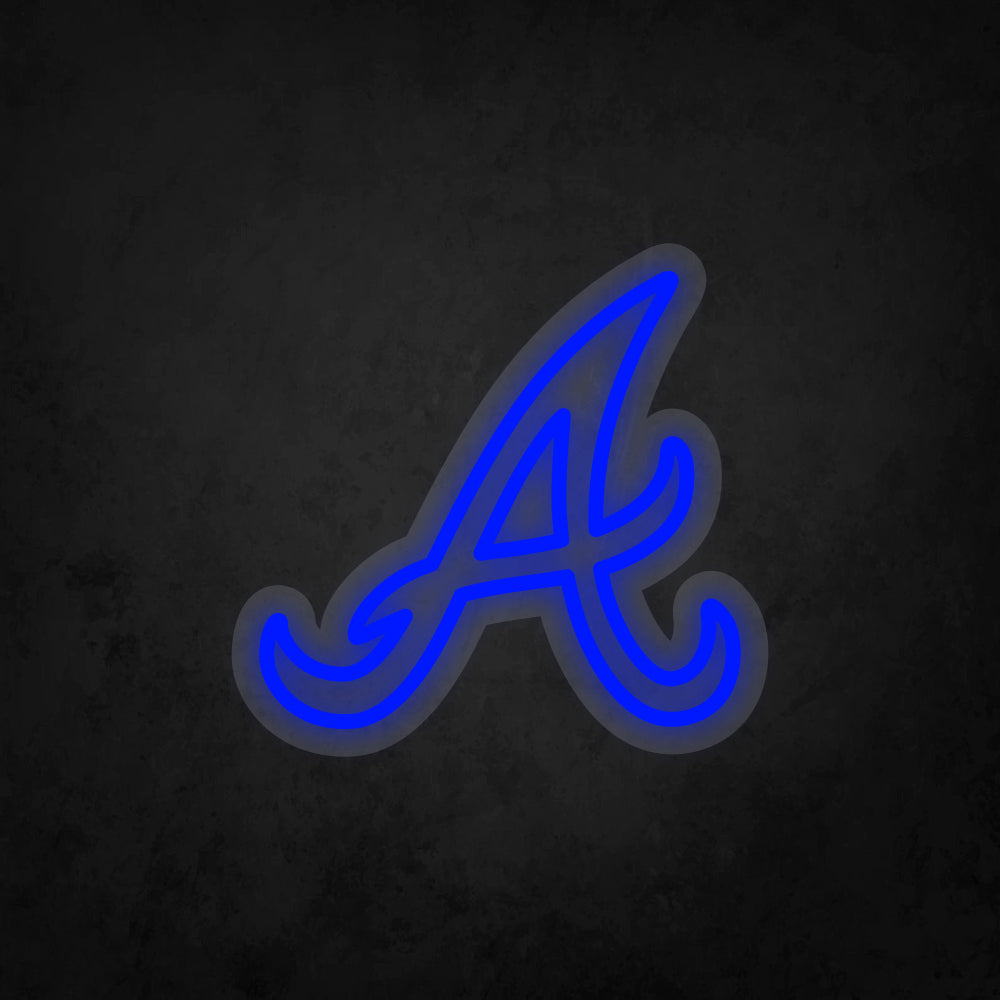 LED Neon Sign - Atlanta Braves - Small