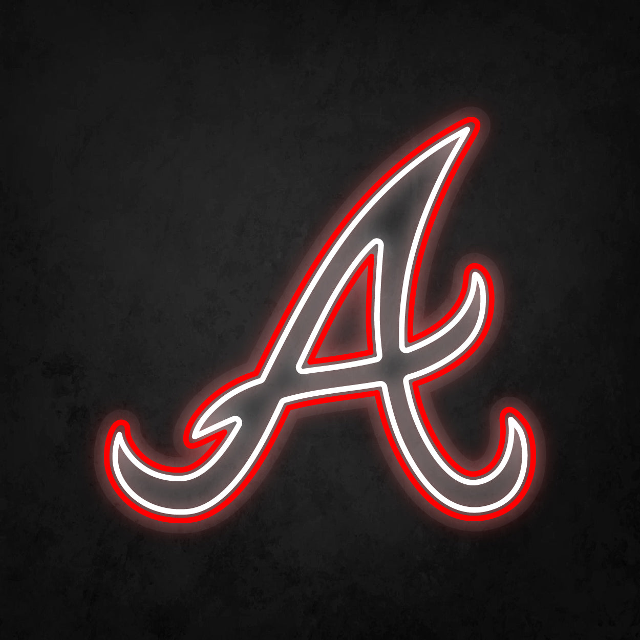 LED Neon Sign - Atlanta Braves Large