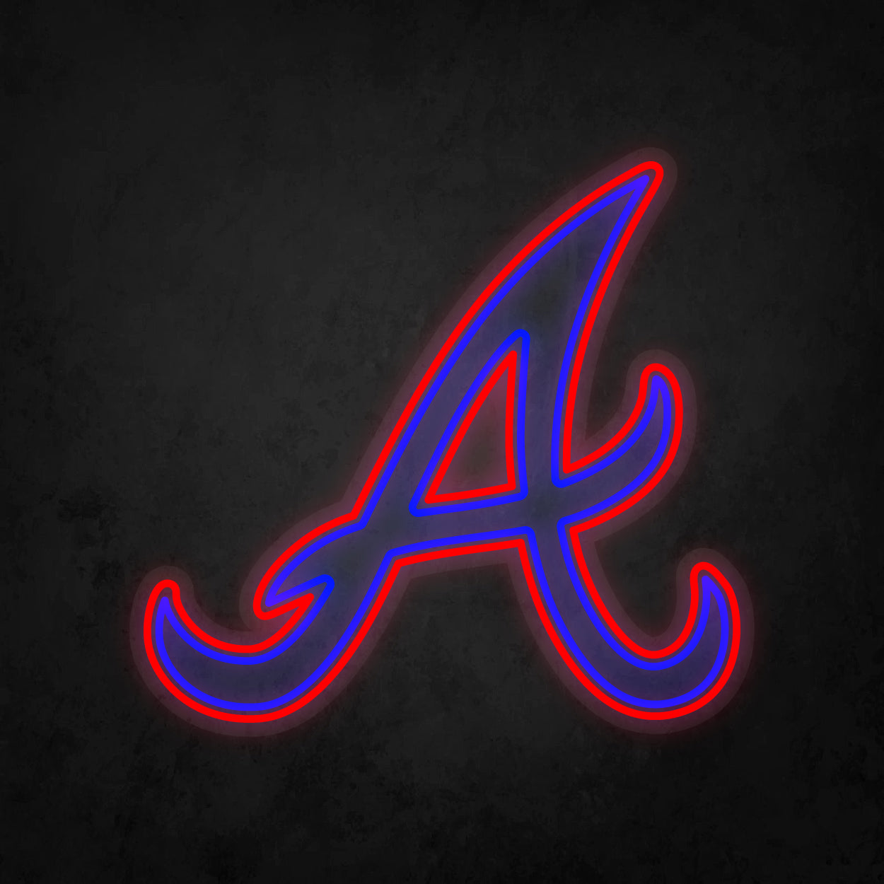 LED Neon Sign - Atlanta Braves Large