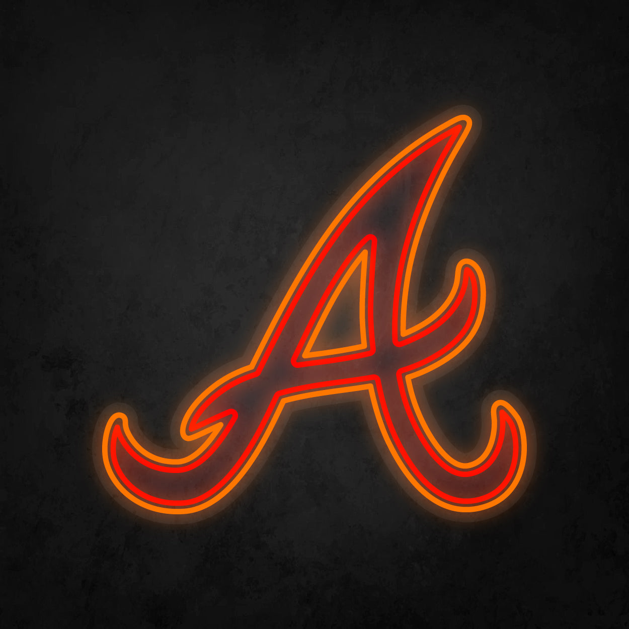LED Neon Sign - Atlanta Braves Large