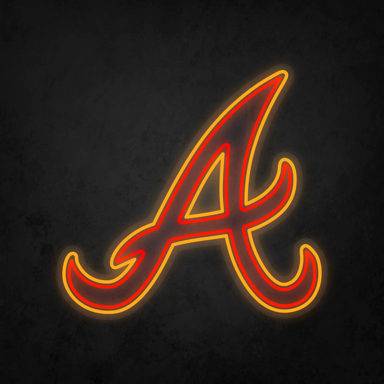 LED Neon Sign - Atlanta Braves Large